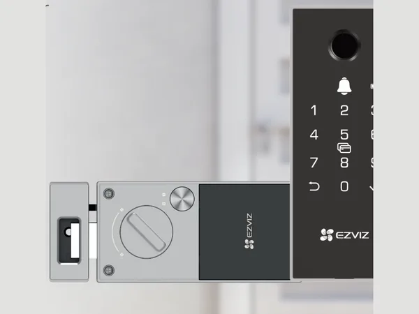 Fechadura digital de sobrepor EZVIZ DL03 PRO com Wi-Fi e impressão digital