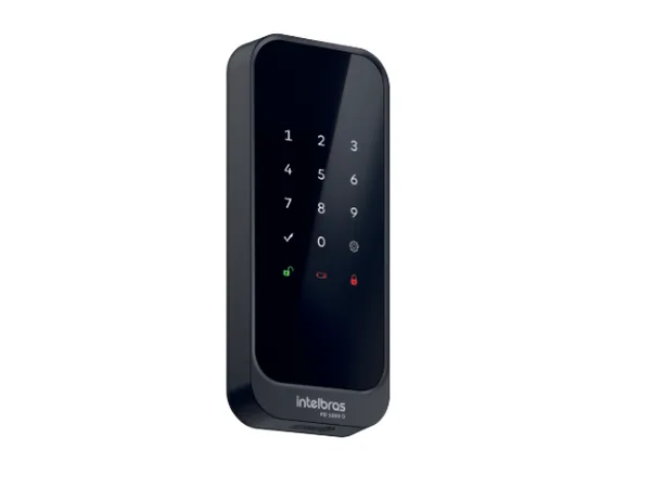 Fechadura digital de sobrepor Intelbras FD 1000 D com teclado de senha
